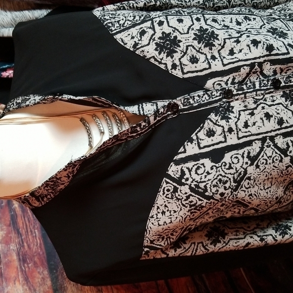 BLUE Rain | Edgy Cinch Waist Shirt Dress - Picture 2 of 10